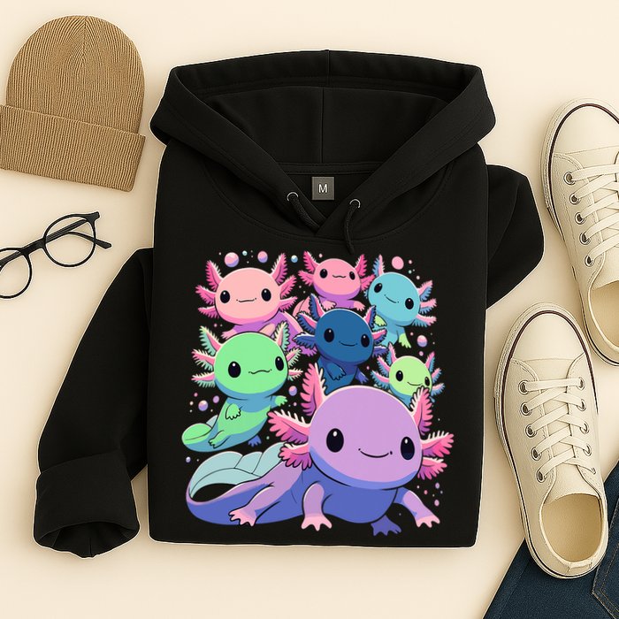 Axolotl Animals Kawaii Axolotls Hoodie