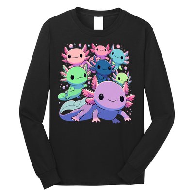 Axolotl Animals Kawaii Axolotls Long Sleeve Shirt