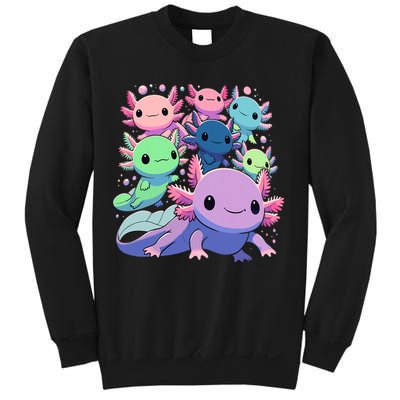 Axolotl Animals Kawaii Axolotls Sweatshirt