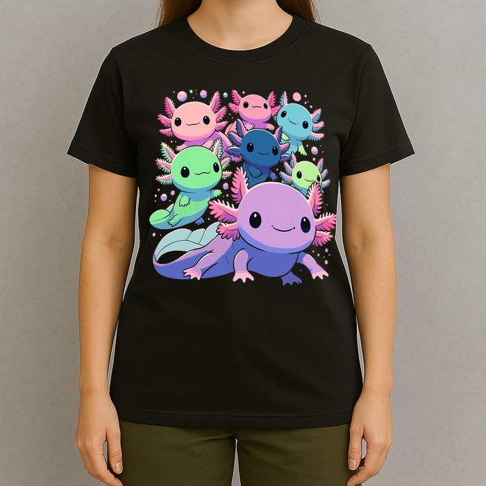 Axolotl Animals Kawaii Axolotls T-Shirt