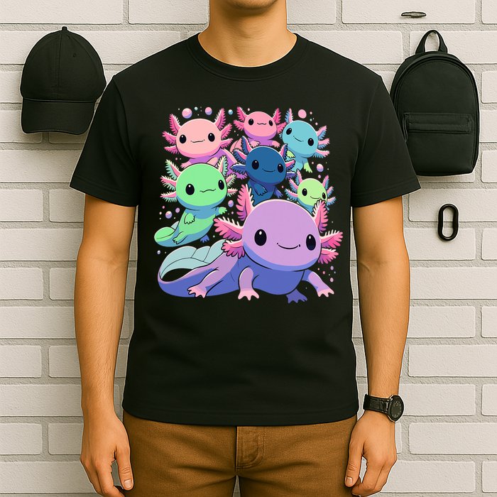 Axolotl Animals Kawaii Axolotls T-Shirt