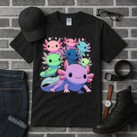 Axolotl Animals Kawaii Axolotls Tall T-Shirt