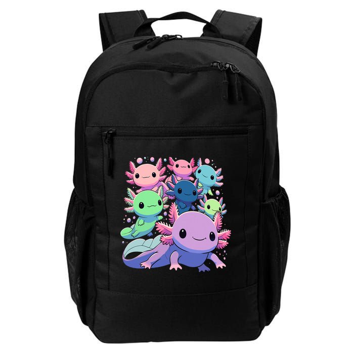 Axolotl Animals Kawaii Axolotls Backpack