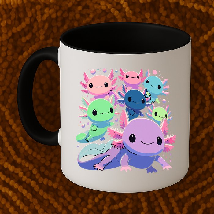 Axolotl Animals Kawaii Axolotls Mug