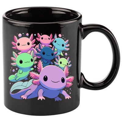 Axolotl Animals Kawaii Axolotls 11oz C Handle Ceramic Mug