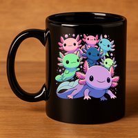 Axolotl Animals Kawaii Axolotls 11oz C Handle Ceramic Mug
