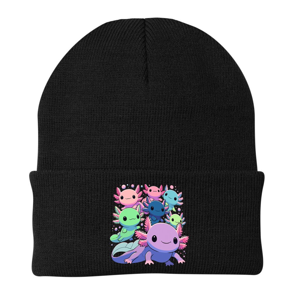 Axolotl Animals Kawaii Axolotls Beanie