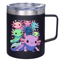 Axolotl Animals Kawaii Axolotls 12oz Stainless Steel Coffee Mug