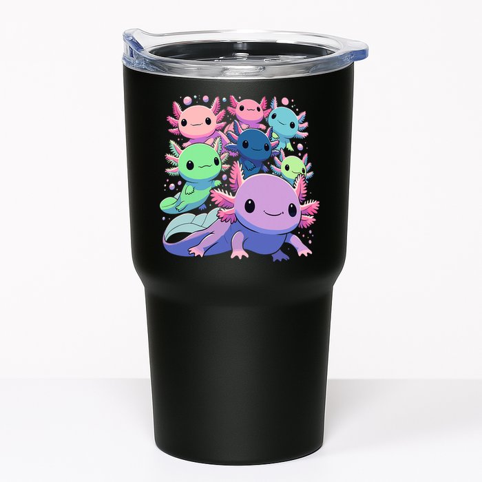 Axolotl Animals Kawaii Axolotls Tumbler