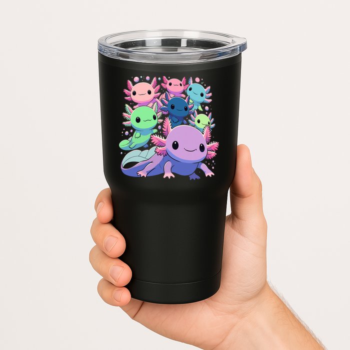 Axolotl Animals Kawaii Axolotls Tumbler