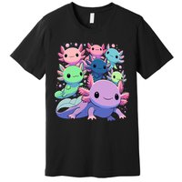 Axolotl Animals Kawaii Axolotls Premium T-Shirt
