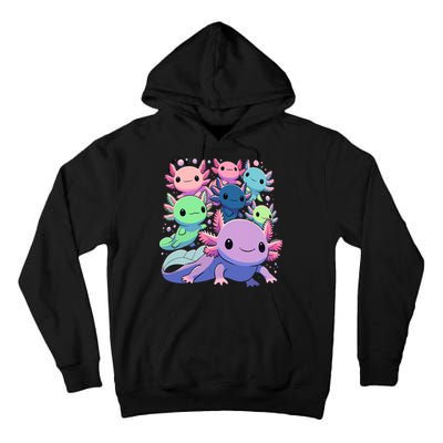 Axolotl Animals Kawaii Axolotls Tall Hoodie