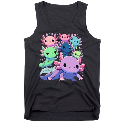 Axolotl Animals Kawaii Axolotls Tank Top