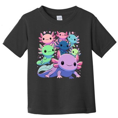Axolotl Animals Kawaii Axolotls Toddler T-Shirt