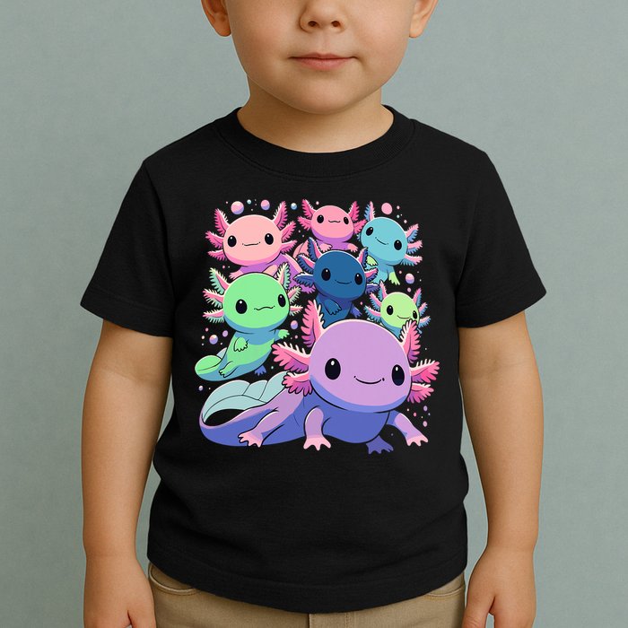 Axolotl Animals Kawaii Axolotls Toddler T-Shirt