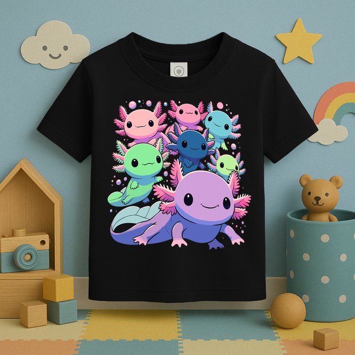 Axolotl Animals Kawaii Axolotls Toddler T-Shirt