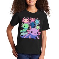 Axolotl Animals Kawaii Axolotls Kids T-Shirt