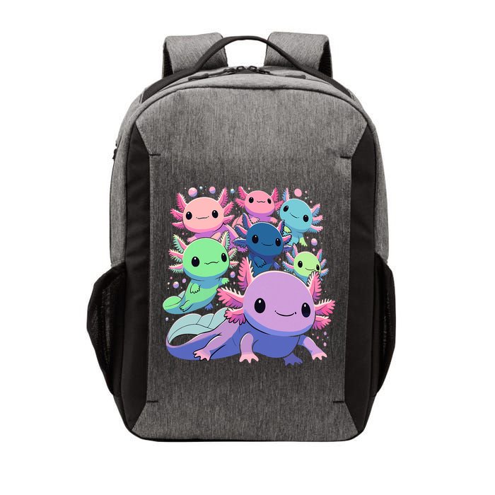 Axolotl Animals Kawaii Axolotls Vector Backpack