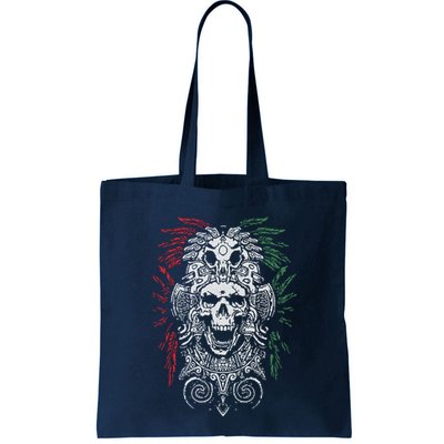 Ancient Aztec King Mexican Skull Mayas Mask Calavera Azteca Bag
