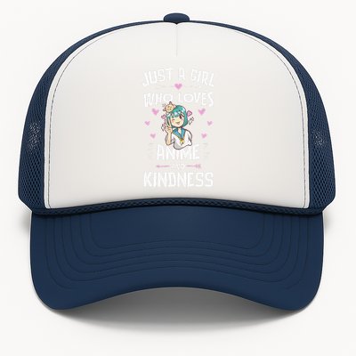 Anime And Kindness Gifts For Daughter And Girls Trucker Hat