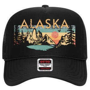 Alaska High Crown Mesh Back Trucker Hat