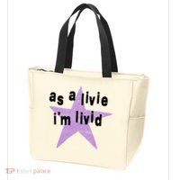 As A Live Im Livid Zip Tote Bag