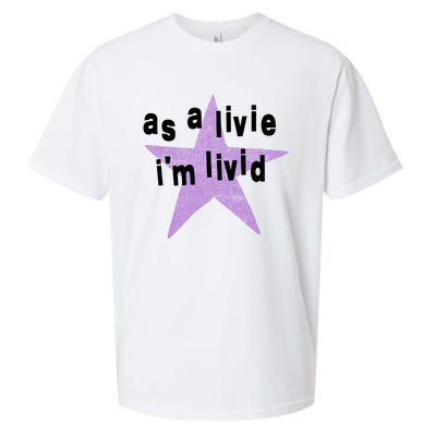 As A Live Im Livid Sueded Cloud Jersey T-Shirt