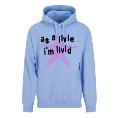 As A Live Im Livid Unisex Surf Hoodie