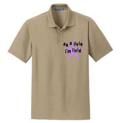 As A Live Im Livid Dry Zone Grid Polo