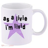 As A Live Im Livid 11oz C Handle Ceramic Mug