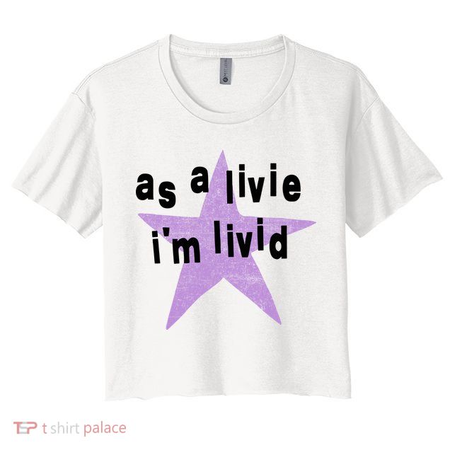 As A Live Im Livid Crop Top