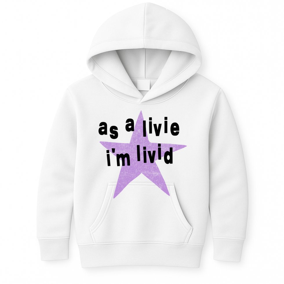 As A Live Im Livid Kids Hoodie
