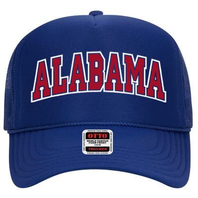 Alabama High Crown Mesh Back Trucker Hat