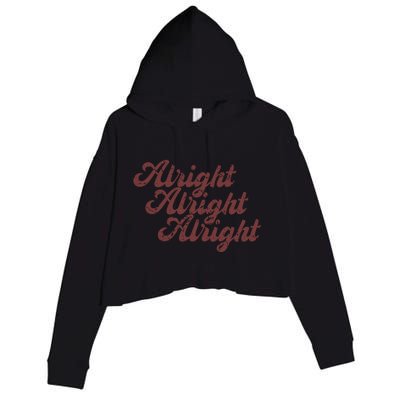 Alright Crop Fleece Hoodie