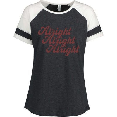 Alright Enza Ladies Jersey Colorblock Tee