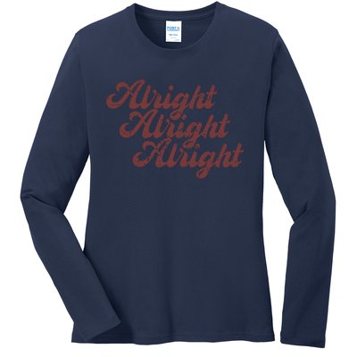 Alright Ladies Long Sleeve Shirt