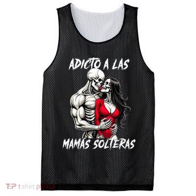Adicto A Las Mamas Solteras  Mesh Reversible Basketball Jersey Tank