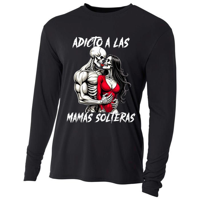 Adicto A Las Mamas Solteras  Cooling Performance Long Sleeve Crew