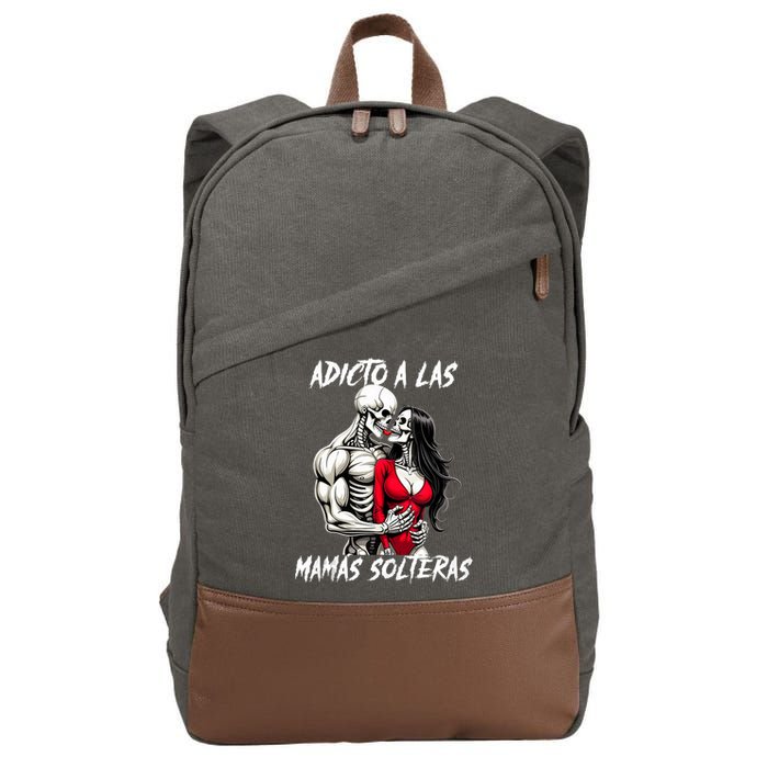 Adicto A Las Mamas Solteras  Cotton Canvas Backpack