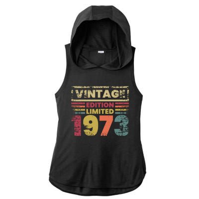 ALL Ladies PosiCharge Tri-Blend Wicking Draft Hoodie Tank