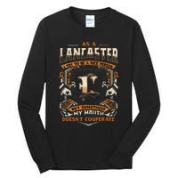 As A Lancaster I Try To Te A Good Person Tall Long Sleeve T-Shirt