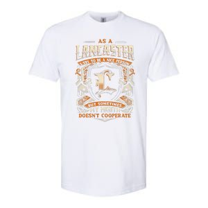 As A Lancaster I Try To Te A Good Person Softstyle CVC T-Shirt