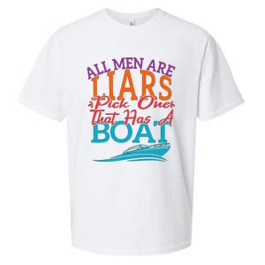 All Are Liars Pick One That Has A Boat Sueded Cloud Jersey T-Shirt