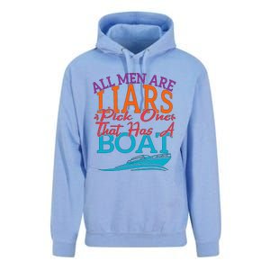 All Are Liars Pick One That Has A Boat Unisex Surf Hoodie