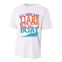 All Are Liars Pick One That Has A Boat Performance Sprint T-Shirt