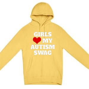  Autism Awareness Love My Autism Swag Funny  Premium Pullover Hoodie