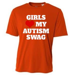  Autism Awareness Love My Autism Swag Funny  Cooling Performance Crew T-Shirt