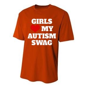  Autism Awareness Love My Autism Swag Funny  Performance Sprint T-Shirt