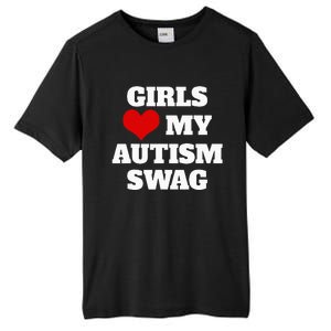  Autism Awareness Love My Autism Swag Funny  Tall Fusion ChromaSoft Performance T-Shirt