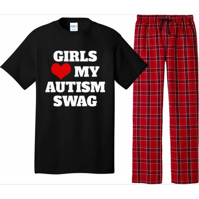  Autism Awareness Love My Autism Swag Funny  Pajama Set